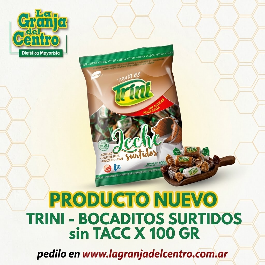 Novedades Productos TRINI - BOCADITOS SURTIDOS X 100 GR